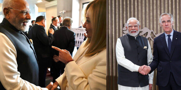 PM मोदी ने G7 समिट में दिखाया वैश्विक नेतृत्व, मेलोनी और कार्नी से हुई गर्मजोशी भरी मुलाकात
