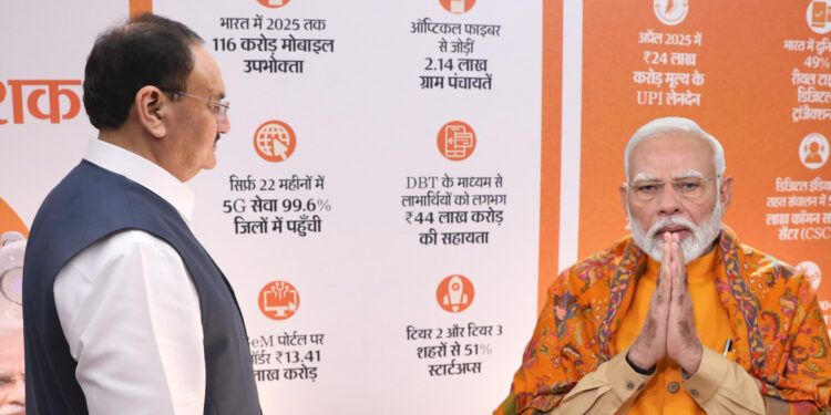 प्रधानमंत्री मोदी के 11 साल: जेपी नड्डा JP Nadda ने गिनाई सरकार की 10 बड़ी उपलब्धियां