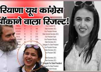 हरियाणा यूथ कांग्रेस के नतीजों में चौंकाने वाला मोड़! हिमानी नरवाल बनीं प्रदेश सचिव, लेकिन…