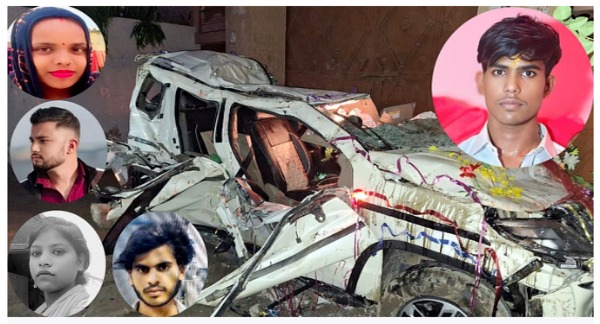 यूपी में शादी का जश्न बना मातम…. सड़क हादसे में दूल्हे समेत 8 की मौत”