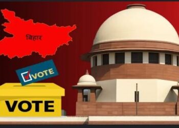 Political uproar over the decision to amend the Bihar assembly election voter list