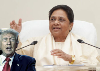 मायावती ने ट्रंप की नीतियों के ख़िलाफ़ भारत सरकार को समर्थन देने की घोषणा की। ऐसा करने वाली पहली विपक्षी नेता