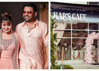 कनाडा में कपिल शर्मा का नया रेस्टोरेंट ‘कैप्स कैफे’ लॉन्च, गुलाबी थीम और हाई रेट्स चर्चा में