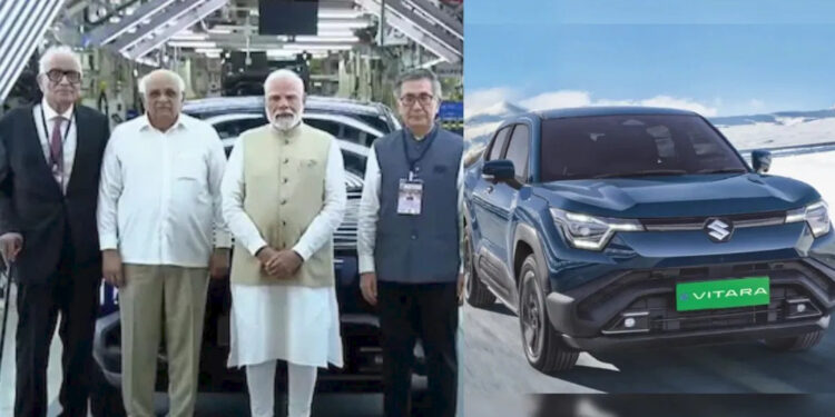 भारत की सड़कों पर दौड़ेगी पहली इलेक्ट्रिक SUV – पीएम मोदी ने लॉन्च की मारुति ई-विटारा, बनेगी ग्लोबल हब