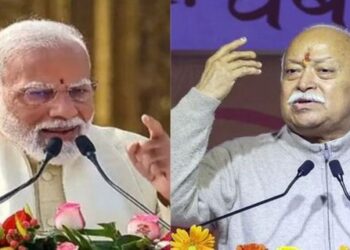 PM Modi wished Rashtriya Swayamsevak Sangh Sarsanghchalak Mohan Bhagwat on his 75th birthday