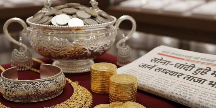 Gold-Silver Today 22 सितंबर 2025: नवरात्रि की शुरुआत पर सोना-चांदी हुई महंगी, जानें शहरवार ताजा भाव