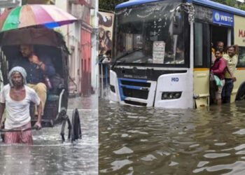Cloudy sky with possibility of rain in India