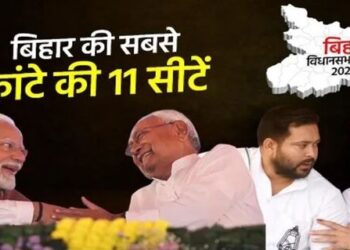 Bihar Assembly Elections 2025 11 Assembly seats real electoral contest