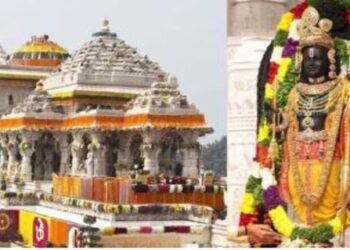 arrival in Ayodhya the timings for darshan and aarti at the Shri Ram Janmabhoomi temple were changed