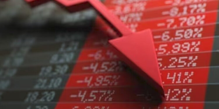 Stock Market Today: 1 बजे के बाद शेयर बाजार में भारी गिरावट,