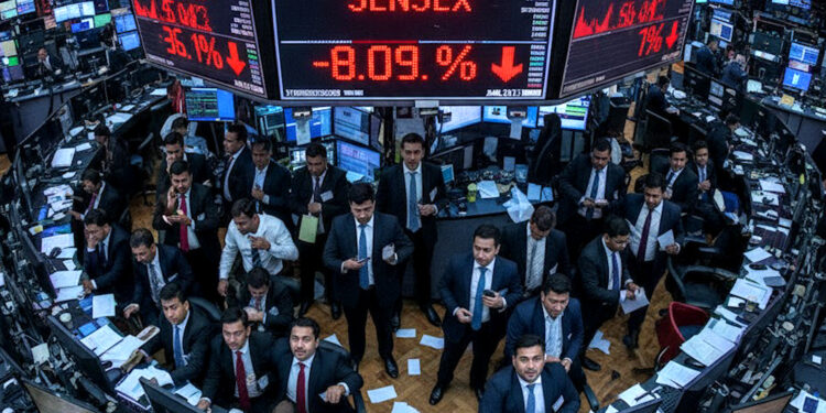 Share Market: शेयर बाजार में गिरावट के साथ लाल निशान में शुरू हुआ कारोबार, निफ्टी 50 की 33 कंपनियों के शेयर ढहते हुए खुले