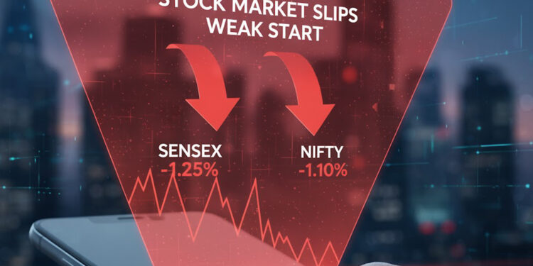 Share Market Updates: शेयर बाजार कमजोर शुरुआत के साथ फिसला, सेंसेक्स-निफ्टी दोनों लाल निशान पर खुले