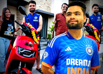 Team india के रिंकू सिंह ने अपनी बहन नेहा को दिया ₹1 लाख का स्टाइलिश इलेक्ट्रिक स्कूटर