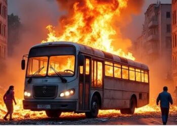 Major accident in Saudi Arabia Bus going from Mecca to Medina collides with tanker 42 Indians burnt alive