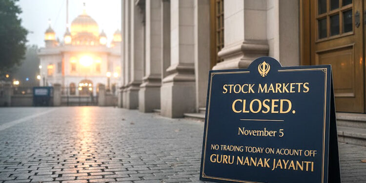 Share Market Holiday: 5 नवंबर को शेयर बाजार बंद: गुरु नानक जयंती पर मार्केट में आज ट्रेडिंग नहीं
