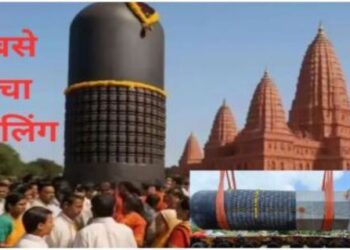 The world tallest Shivling 33 feet high is headed to Champaran