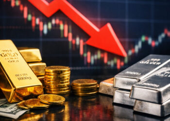 Gold Silver Price Drop: अंतरराष्ट्रीय दबाव से टूटा सर्राफा बाजार, सोना-चांदी में ऐतिहासिक गिरावट