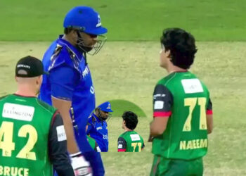 Kieron Pollard Vs Naseem Shah: ILT20 फाइनल में हाई-वोल्टेज ड्रामा: पोलार्ड और नसीम शाह की भिड़ंत, मैदान पर बढ़ा तनाव