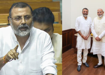 Nishikant Dubey बेबाक बयानों वाले BJP सांसद निशिकांत दुबे का पूरा सियासी सफर