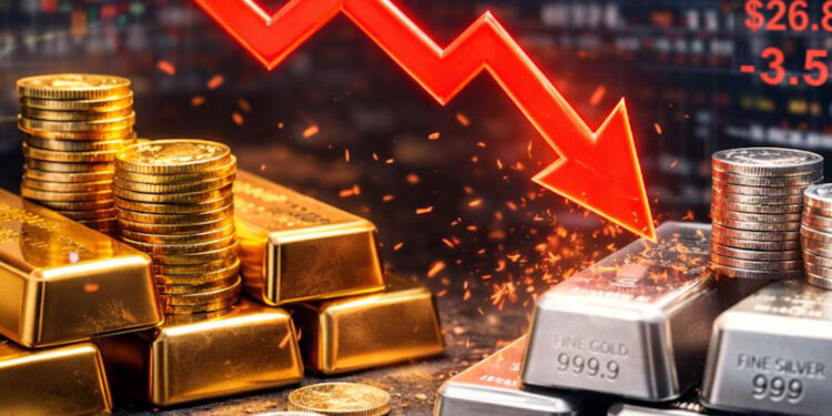 Gold Silver Price Today Drop: सोना-चांदी की चमक फीकी, MCX से COMEX तक भारी गिरावट से निवेशक सतर्क
