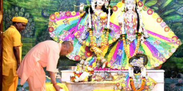 CM Yogi Adityanath in mathura