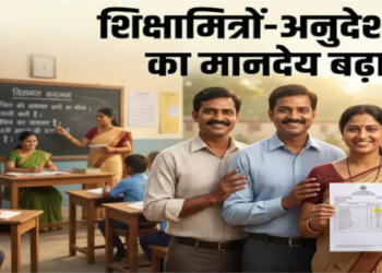 big gift to UP Shiksha Mitra Honorarium increased