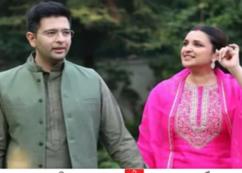Raghav Chadha and Parineeti Chopra on social media