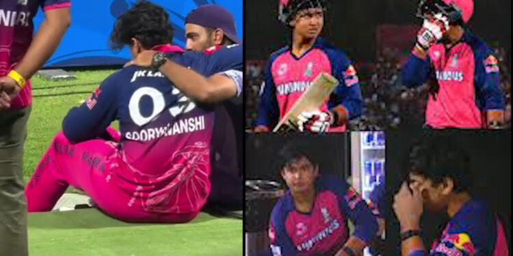 Vaibhav Sooryavanshi crying video: हार का दर्द और जीत की खुशी: IPL में एक ही दिन दिखे दो अलग चेहरे