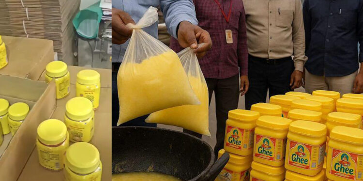 Ahmedabad News : अहमदाबाद में नकली घी का बड़ा भंडाफोड़! घर के अंदर चल रही थी फैक्ट्री, 500 किलो मिलावटी माल जब्त