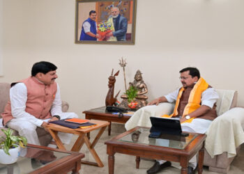 MP CM Mohan Yadav met Nitin Naveen