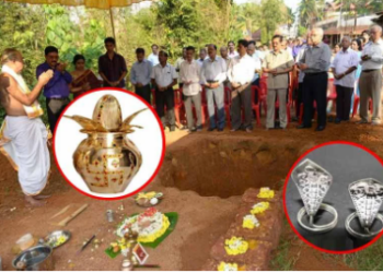 snakes and urns buried in the foundation