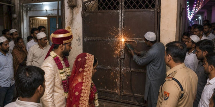 शादी का कार्ड न मिलने पर चाचा का गुस्सा: वेल्डिंग कर सील किया घर का गेट, दुल्हन को करना पड़ा लंबा इंतजार