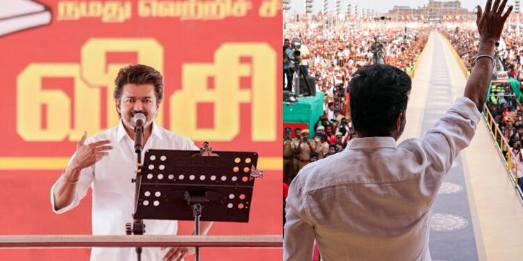 Tamil Nadu Politics:108 सीट जीतकर भी बहुमत से दूर विजय! अब सहयोगियों के सहारे सत्ता का गेम, क्या बनेगी तमिलनाडु में नई सरकार?
