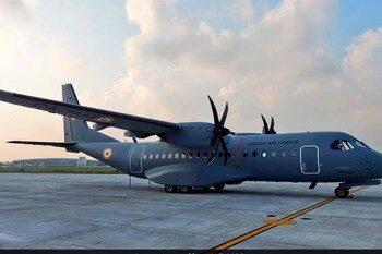 सैन्य परिवहन विमान  C-295 की पहली टेस्ट फ़्लाइट पूरी….आत्मनिर्भरता की दिशा में भारत ने हासिल की बड़ी उपलब्धि
