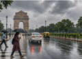 Rain arrives in Delhi NCR