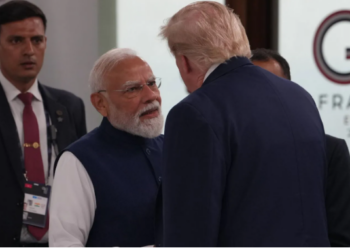 Meeting between Prime Minister Narendra Modi and US President Donald Trump