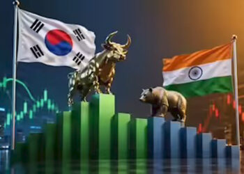 Indian stock market भारतीय शेयर बाजार को बड़ा झटका, ग्लोबल रैंकिंग में फिसला भारत; दक्षिण कोरिया ने छोड़ा पीछे