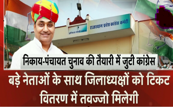 Congress bold move in Rajasthan civic polls Announcement