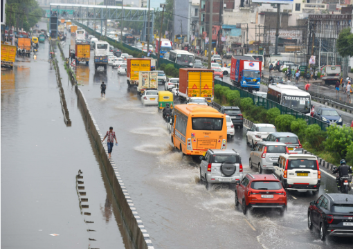 First hit of rain Delhi NCR