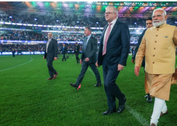 PM Modi visit to the Melbourne Cricket Ground Australian legend Steve Waugh extend a welcome