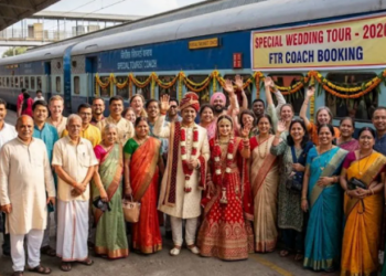 Book an entire train coach for a wedding procession or group trip find out the cost and the rules