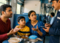 homemade food on the train