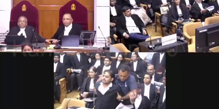 सुप्रीम कोर्ट में खुद को ‘सॉवरेन’ बताकर जजों को देने लगा आदेश, CJI को अपशब्द कहे और कोर्टरूम में उछाले कागज