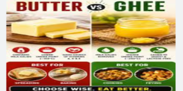 ghee healthier than butter Both ghee and butter