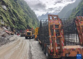 2,141 बचाव कर्मी शीत्सांग की चीलोंग काउंटी में राहत कार्यों में जुटे