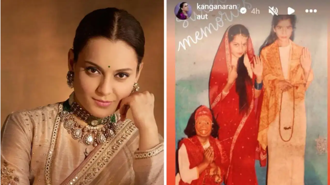 Kangana Ranaut seen in the avatar of Sita 29 year old photos win fans hearts