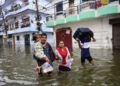 Torrential rain disrupts normal life