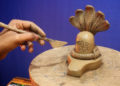 Shivling using soil