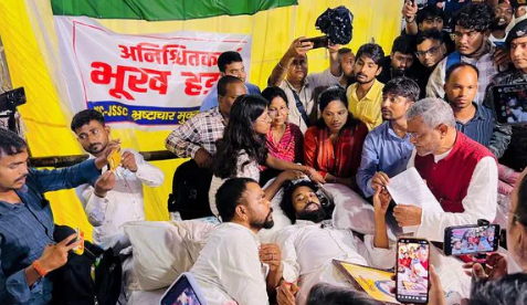 Student protest in Ranchi