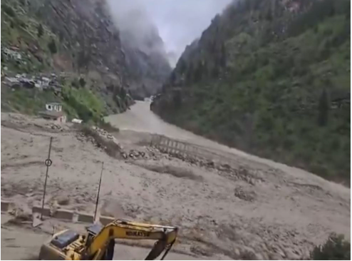 flash flood in Chamoli Tamak Nala and the Dharali accident